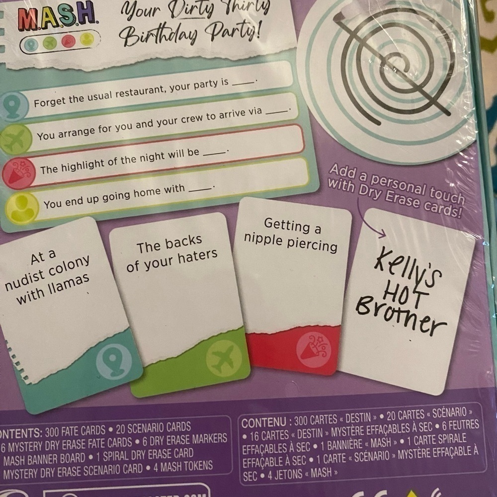 M.A.S.H. Card Game New In Box - Picture 4 of 6